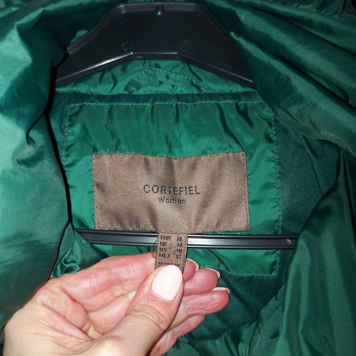 Дамско яке, зелено за преходни сезони ХL