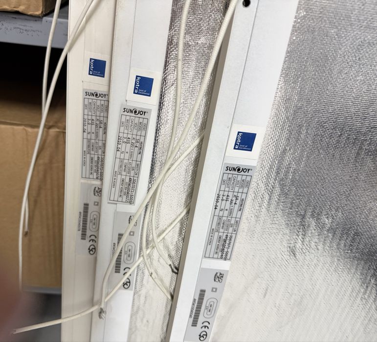 Lot panouri radiante SunJoy SR4/435W si SR5D/578 W# termostate incluse#functionale