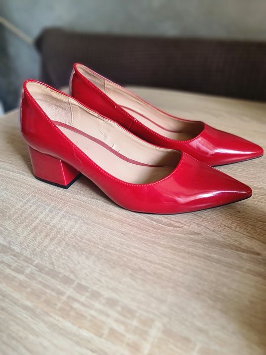 Pantofi Zara piele lacuita