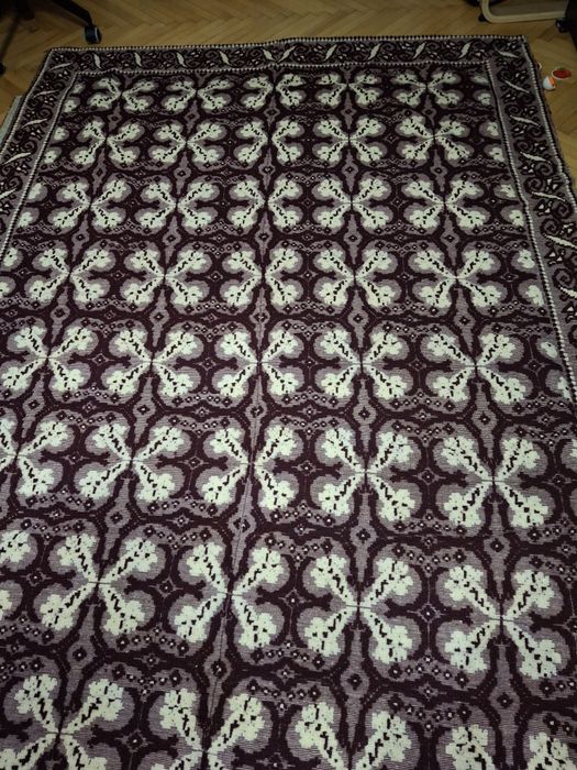 Cuvertura lână tesuta la război