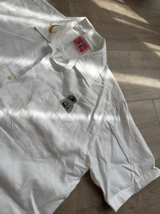 Рубашка белая корея муж