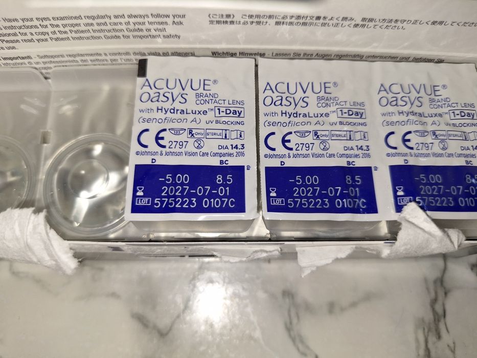 Контактные линзы ACUVUE 1 day