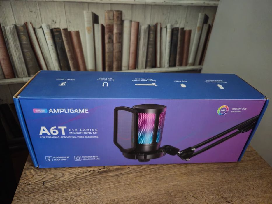 MicrofonMicrofon gaming FIFINE AmpliGame A6T – NOU, sigilat
Vând micro