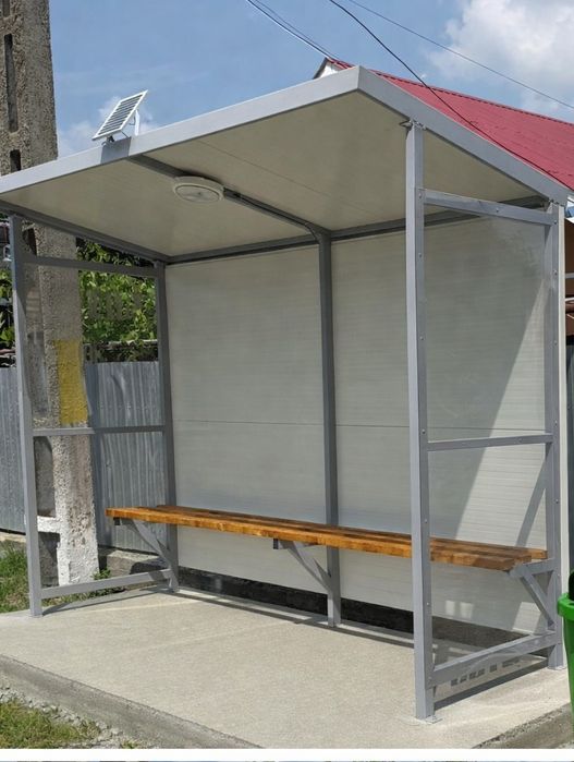 Structura metalică pentru statie autobuz