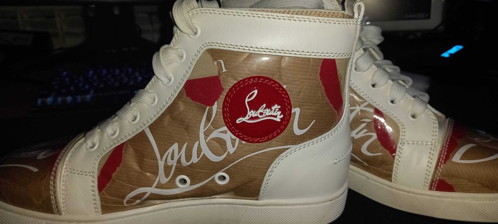 Christian Louboutin Louis Kraft High Top Trainers *ORIGINALI*