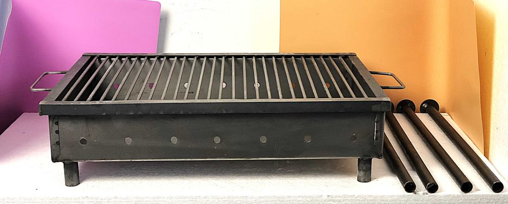 Gratar Robust 400x600mm, Tabla 3mm, Inaltime 70cm