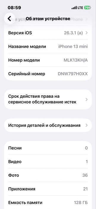 Iphone 13 mini 128