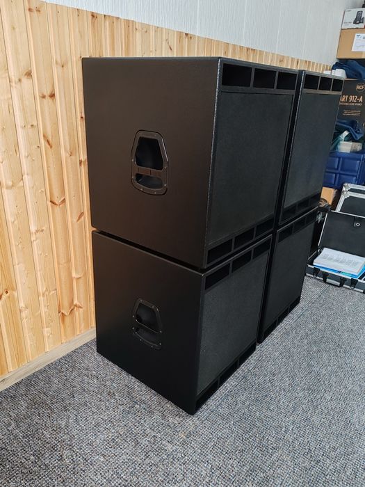 Vând boxe bas, amplificator și DSP dbx 223xl (dynacord, fbt, ev)