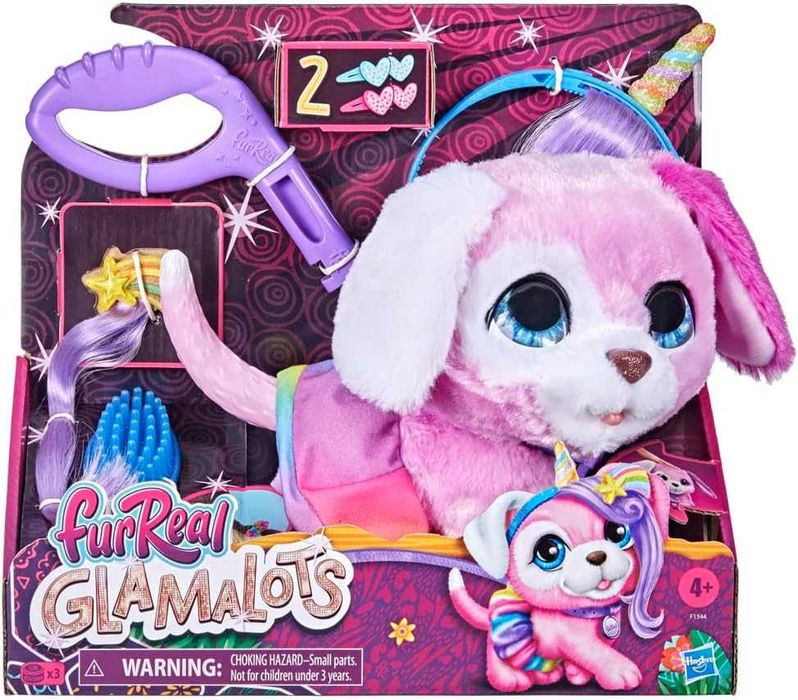 Интерактивно музикално куче Rockalots HASBRO FurReal ходещо с каишка