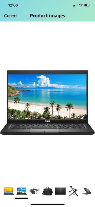 Dell touch screan laptop core I 7 ,1 tb ,32 gb ram