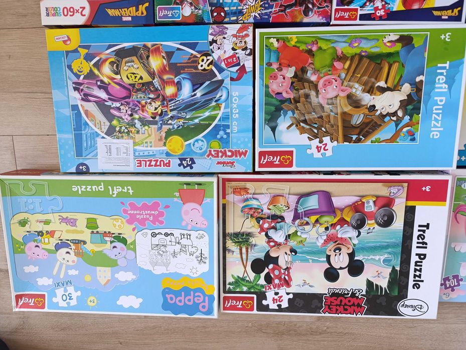 Пъзели Clementoni, Ravensburger, Trefl