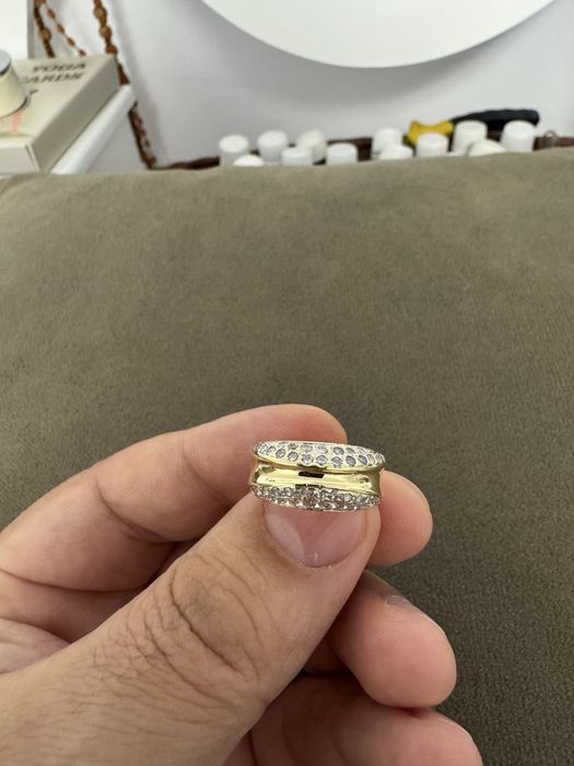 Inel aur cu diamante 18 k