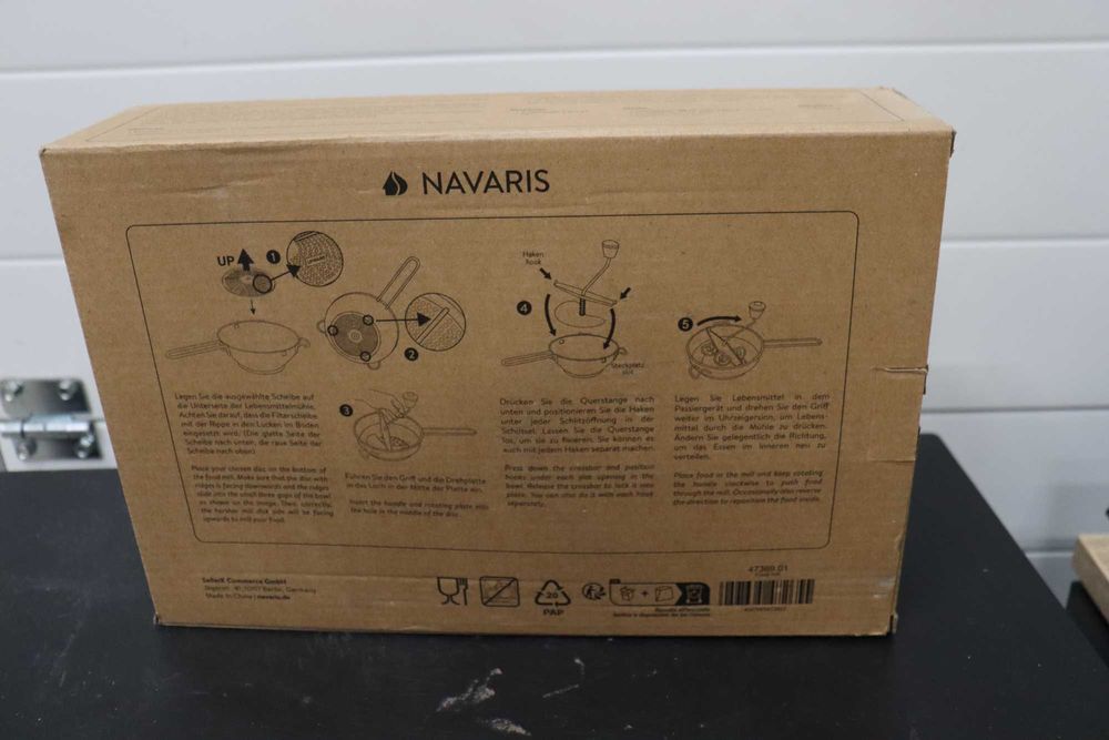 Многофункционална ръчна мелачка неръждаема стомана с 3 диска