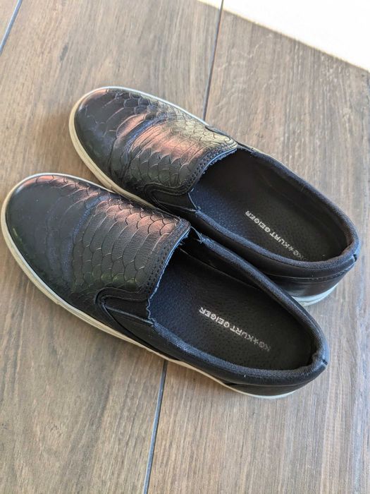 Kurt Geiger 37 pantofi tenisi piele sarpe