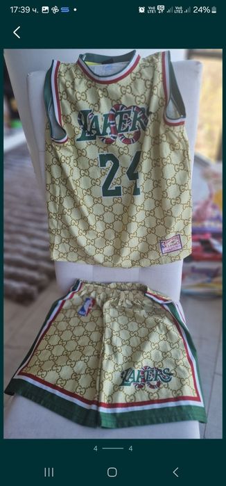 Баскетболен екип - размер 152 и обувки за баскет 37 номер