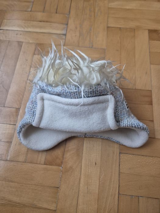 Căciula Premium Eisbär, Lână Merinos, Fleece - Copii 55 / 5-8 ani