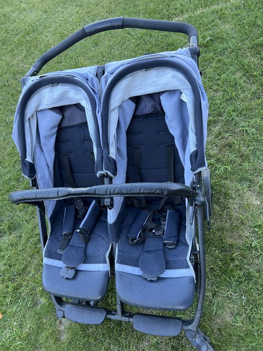 Количка за близнаци Peg Perego - Book for two, Indigo