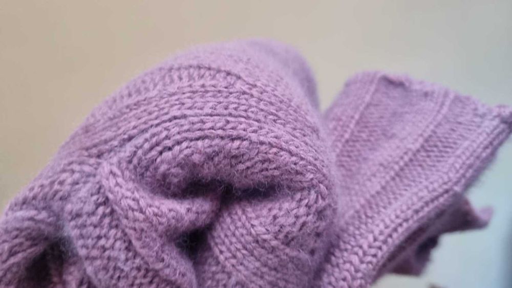 Cardigan cu maneca scurta, lana 50%, angora 40%, poliamid 10%, s-m