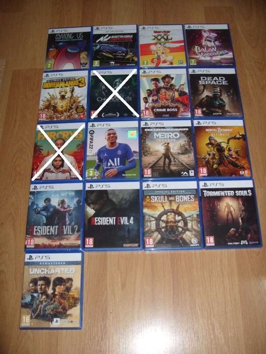 Игри за PlayStation 5, PS5 Част 1 - 15 € / 29,34лв за брой