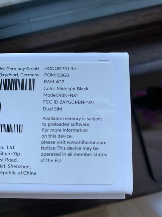 Smartphone Honor 70 Lite 5G ca NOU la cutie Google Play 128 Gb 4 RAM