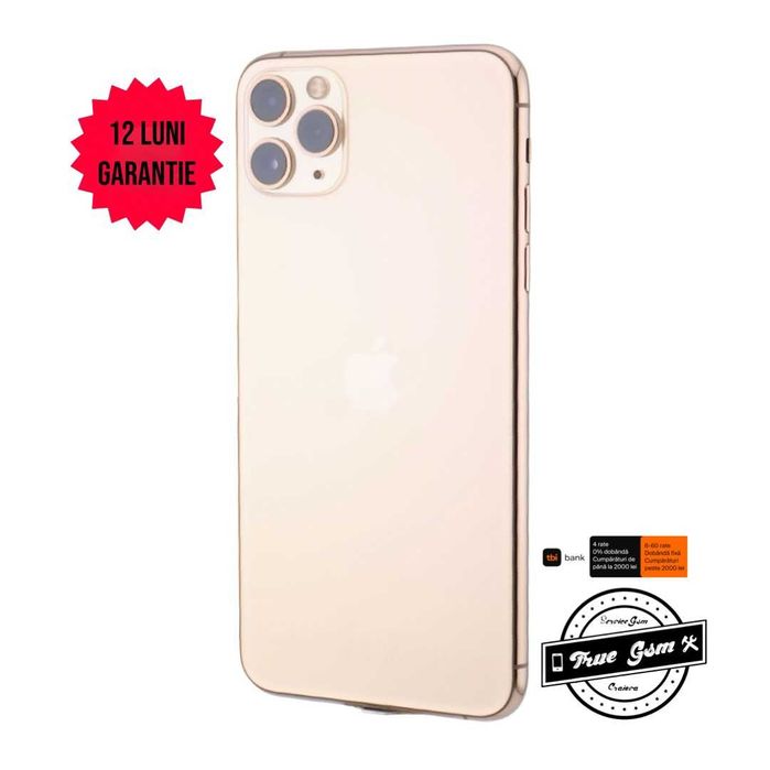iPhone 11 Pro Max 64GB / 256GB Gold / Silver - GARANTIE 12 LUNI | TrueGSM