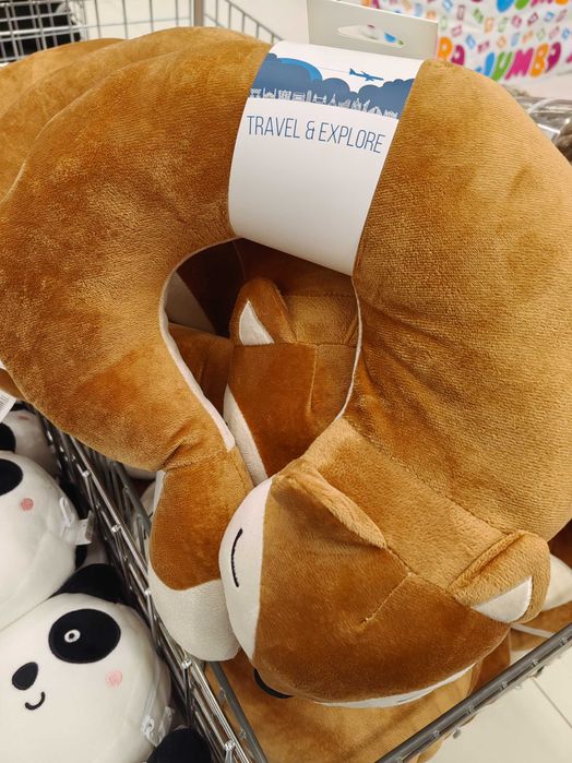 Комфортна Възглавница за Път от Мемори Пяна Пътуване Сън Кола Самолет