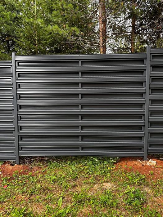 Забор жалюзи , евроштакетник.