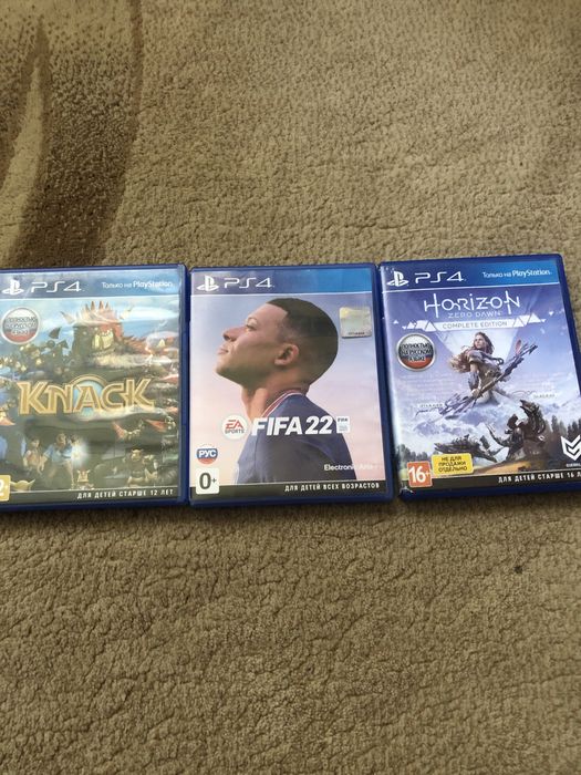 Продам Диски FiFA 22 Knack Horizon