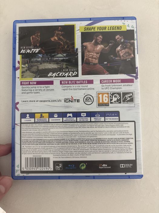 Диск на пс 4 ufc4
