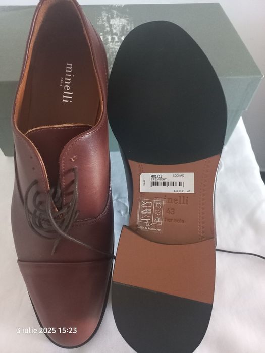 Pantofi piele Made în Italia