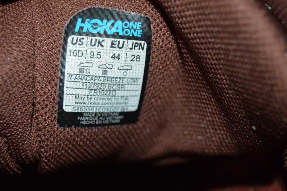 Adidasi alergare trail Hoka One One 44 Anacapa Breeze Low