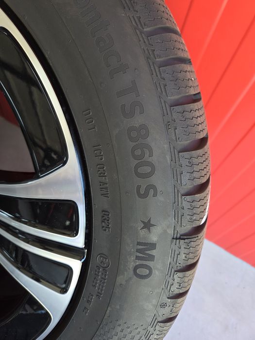 Jante Mercedes Clasa E  W214 cu Anvelope iarna Continental  225/55/18 dot 2025