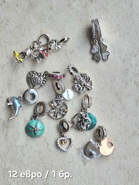 Сребърни талисмани ПАНДОРА - нови