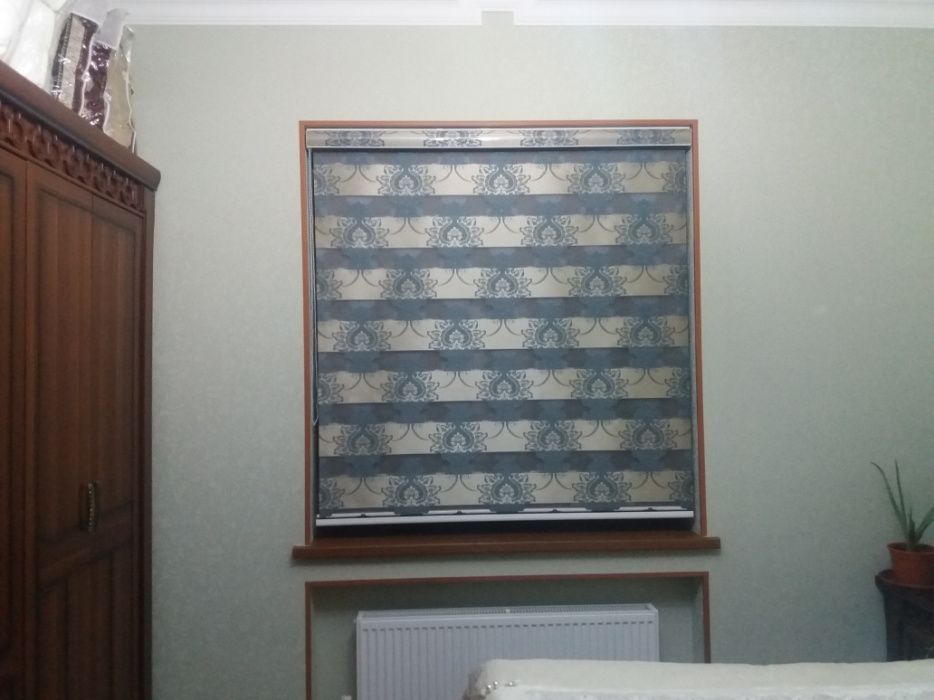 Жалюзи и Комбо Vertikalni Jalyuzi kombo pardalari