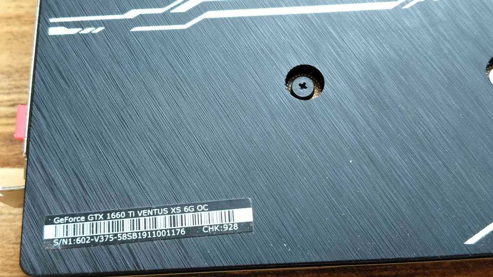 GTX 1660 Ti Ventus XS 6G OC - ЗА ЧАСТИ