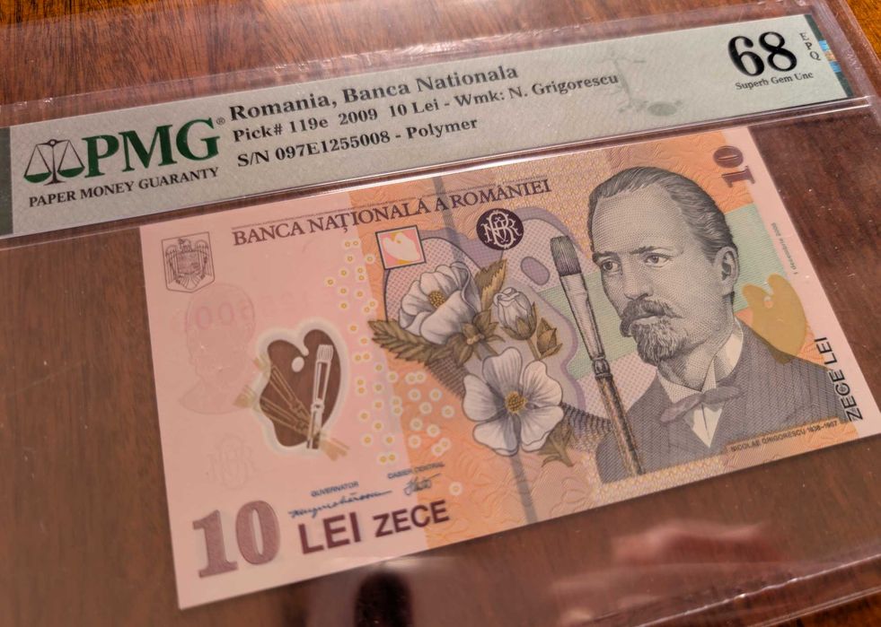 Bancnota numismatica 10 lei 2009