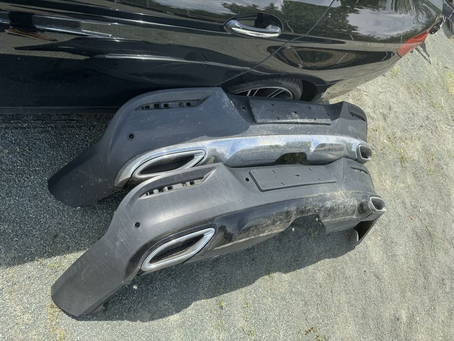 Оригинален Дифузьор Дуфузер за задна Броня Mercedes GLE COUPE W292 AMG