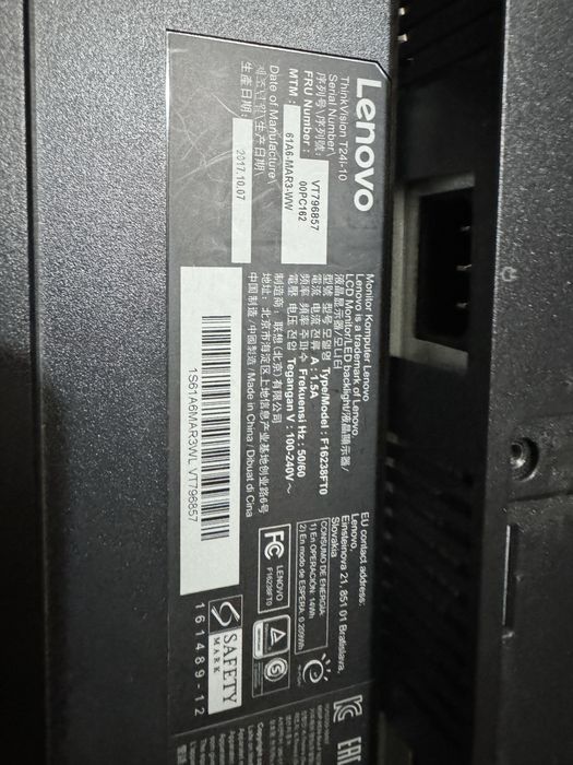 Професионален Монитор Lenovo T24i-10