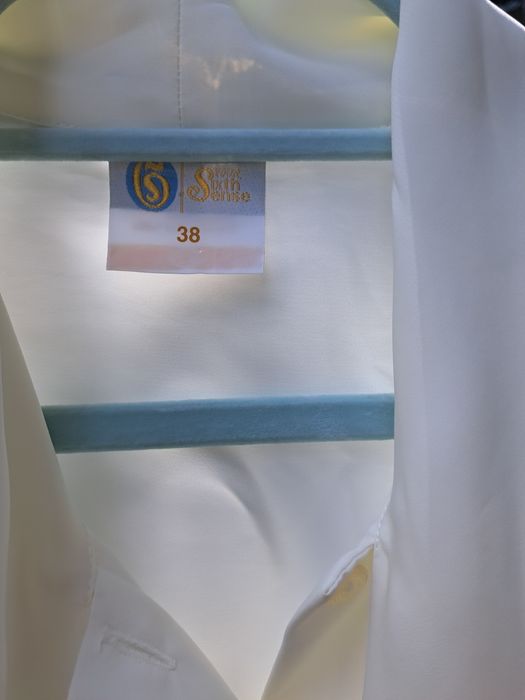 Superbă cămașă damă satencu guler decorativ, Elegante (44/46)