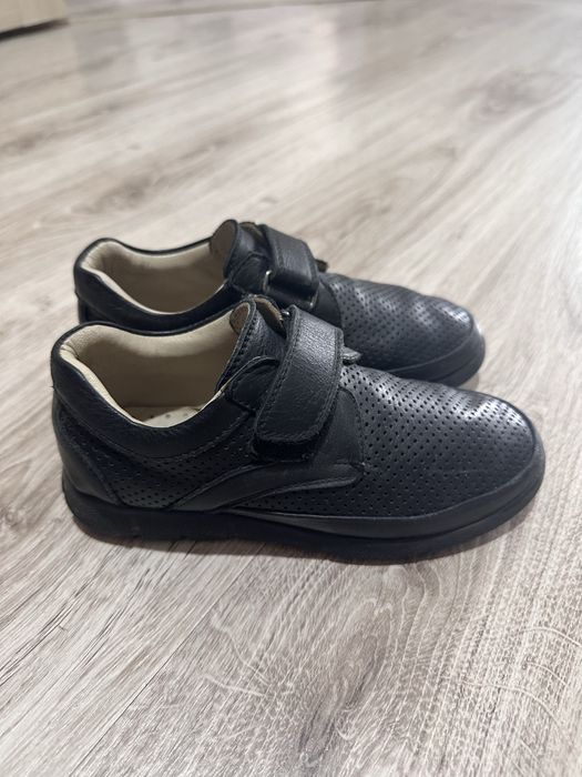 Туфли кожаные школьные