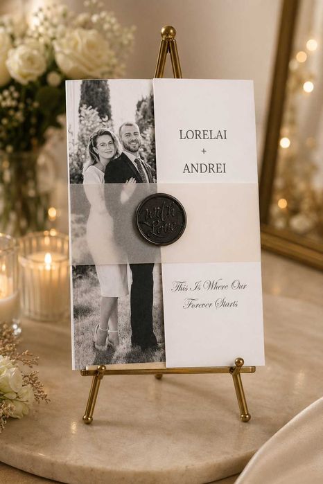 Invitații personalizate unice cu design creat de la 0 și papetărie nunta și botez