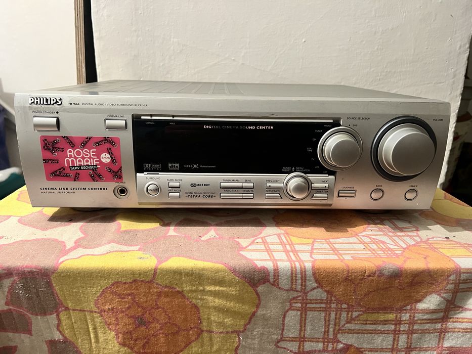 Philips fr 966digital audio/video surroun receiver