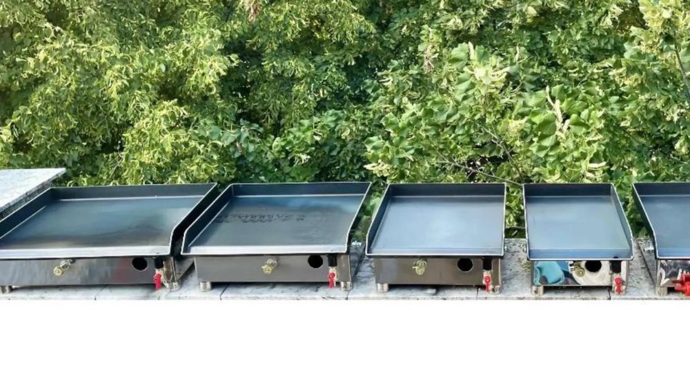 Plita pe gaz din otel carbon inoxidabil