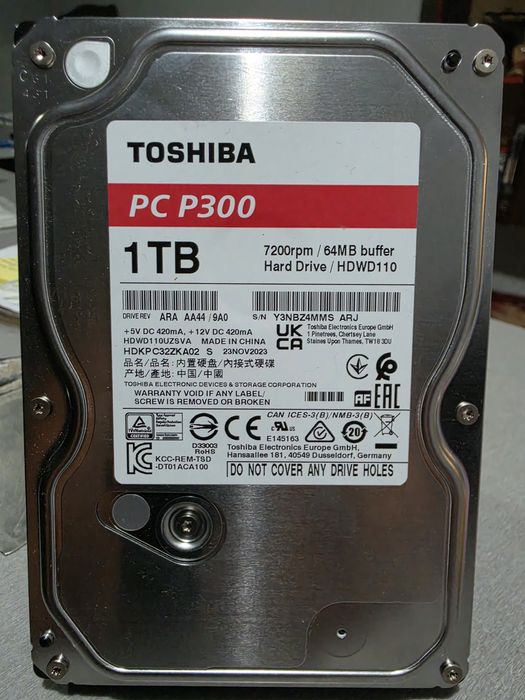 HDD 1 TB жёсткий диск