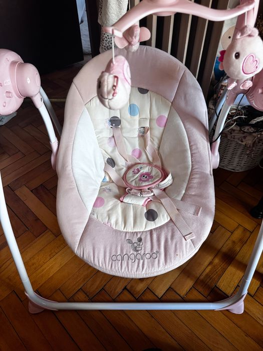 Бебешка люлка розова ползвана 2-3 пъти