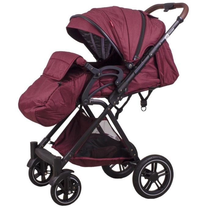 Коляска прогулочная Teknum A10, бордовый