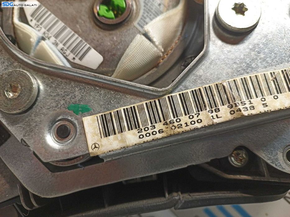 Airbag Volan 3 Spite Mercedes Clasa C W203 CL203 1999 - 2007 Cod 2034600798 [L0072]