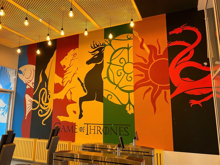 Роспись стен Мурал Художник Граффити