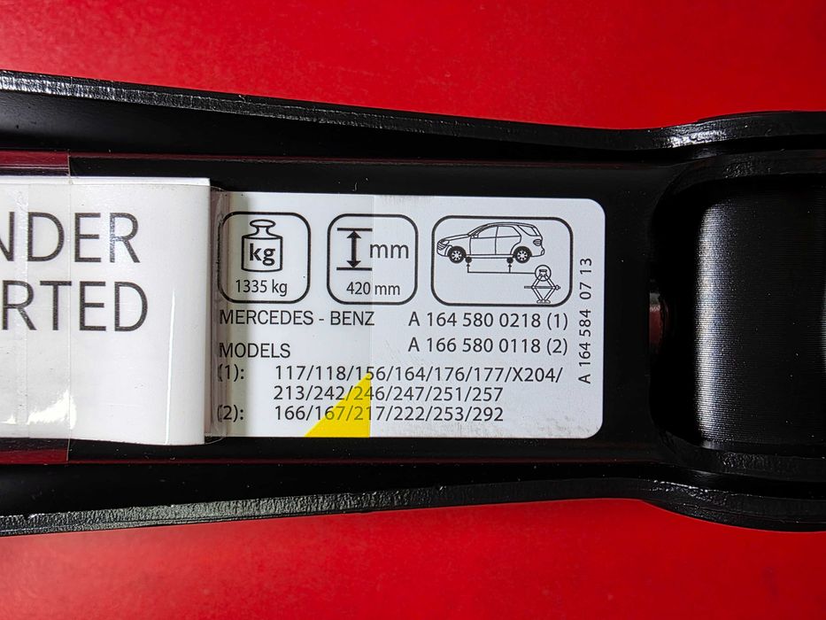 KIT Complet Cric AUTO 1.300 KG BMW Seria 7 G11 G70 I7 Seria 8 G15 NOU