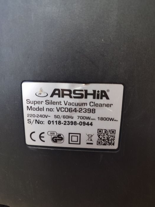 Pilesos Arshia 1800W